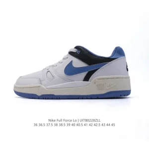 Nike Full Force Low Mens Fashion Retro Leather Basketball Sneakers