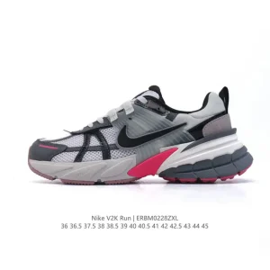 Nike V2K Run Retro Running Shoes Vintage Low Top Sneakers