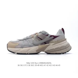 Nike V2K Run Retro Running Shoes with TPU Stability and Cushioning