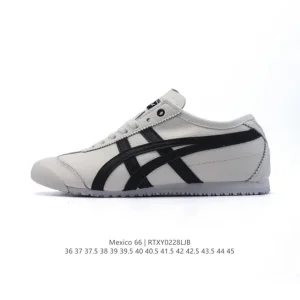 ASICS Onitsuka Tiger Mexico 66 Classic Leather Retro Sneakers