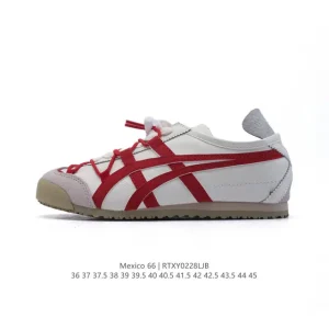 ASICS Onitsuka Tiger Mexico 66 Classic Retro Leather Sneakers