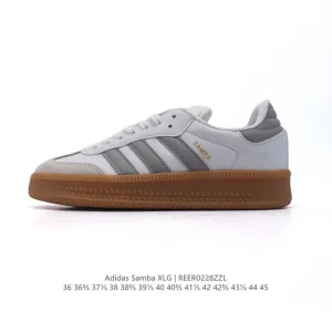 Adidas Samba Xlg Platform Leather Vintage White Streetwear Sneakers
