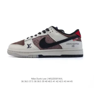 Nike Dunk Low Retro Louis Vuitton Collaboration Vintage Basketball Skateboarding Sneakers