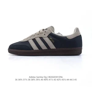 Adidas Samba OG Classic Leather Sneakers T-toe Shoes for Men and Women