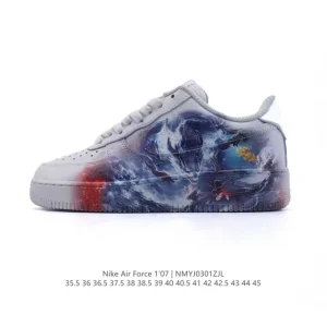 Nike Air Force 1 Low Nezha Collab Thick Sole Air Cushion Sneakers