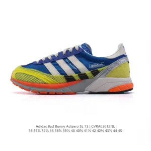 Adidas Bad Bunny X Adizero Sl 72 Retro Running Sneakers Cream