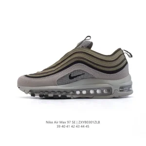 Nike Air Max 97 Low Top Running Shoes with Visible Air Cushioning