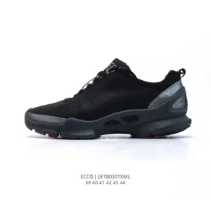 ECCO Men's Outdoor Leisure Sneakers Breathable Lightweight Lace-Up Shoes