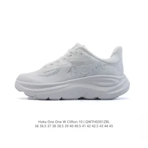 HOKA Clifton 10 Men's and Women's Lightweight Cushioned Road Running Shoes