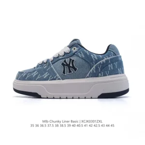 MLB Chunky Liner Basic Retro Street Unisex Canvas Sneakers