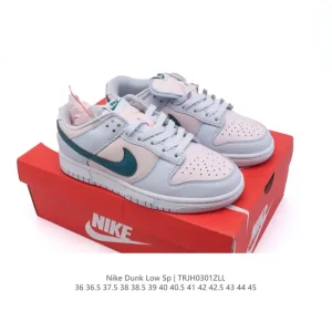 Nike SB Dunk Low FQ1180-111 Leather Skateboarding Shoes with Zoom Air