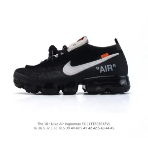 Nike Air Vapormax Fk Flyknit Running Shoes with Full-Length Air Cushioning