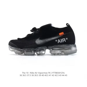 Nike Air Vapormax Fk Flyknit Running Shoes with Full-Length Air Cushioning