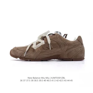 Miumiu x New Balance 530 Sl Low Top Vintage Leather Sneakers