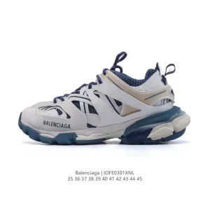 Balenciaga Track Trainers 3.0 Retro Vintage Style Running Shoes