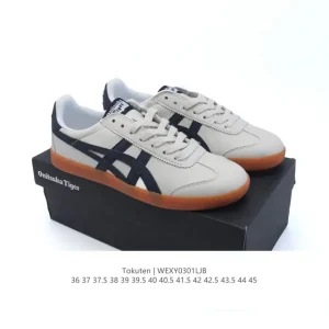 ASICS Tokuten Unisex Retro Leather Sneakers Classic Lifestyle Shoes