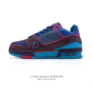 Louis Vuitton Trainer Sneaker Low Men's Luxury Fashion Shoes