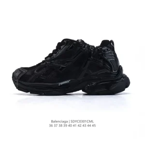 Balenciaga Runner Grey Black Blue Red Low Top Sneakers