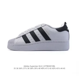 Adidas Superstar XLG Low Top Platform Leather Shell Toe Sneakers