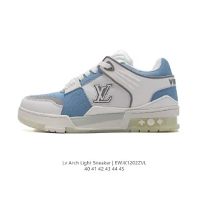 Louis Vuitton Trainer Sneaker Low Top Leather Shoes for Men