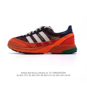 Adidas Bad Bunny X Adidas Adizero Sl 72 Vintage Running Sneakers
