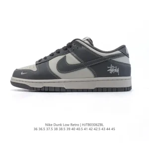 Nike Dunk Low Retro Vintage Basketball Sneakers Leather Shoes