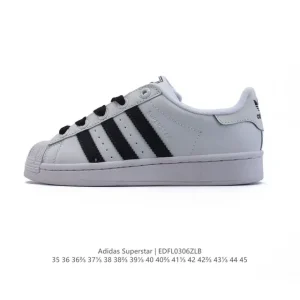 Adidas Superstar 82 Classic Shell Toe Leather Sneakers for Men and Women