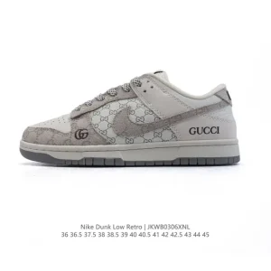 Nike Dunk Low Retro Gucci Collaboration Vintage Basketball Skateboarding Shoes