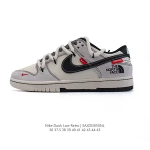 Nike Dunk Low Retro White Gum Vintage Basketball Skate Shoes