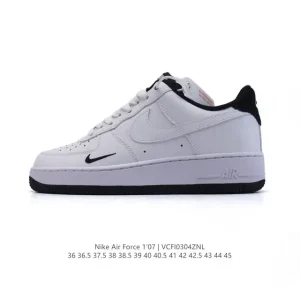 Nike Air Force 1 07 Low White Leather Sneakers for Men and Women