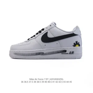 Nike Air Force 1 2025 Low White Leather Sneakers