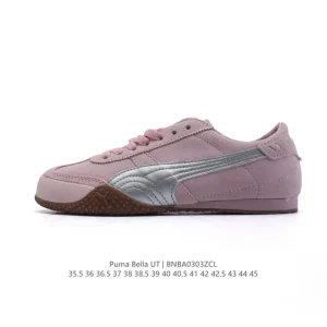 Puma Bella Ut Leather Low Top Lifestyle Shoes with Softfoam