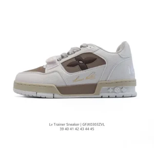 Louis Vuitton Trainer Sneaker Low Top Men's Fashion Shoes
