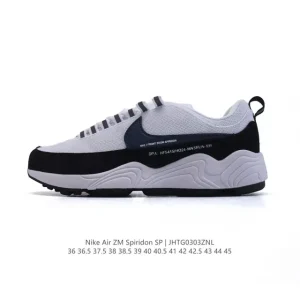 Nike Air Zoom Spiridon Retro Silver Sport Sneakers