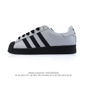 Adidas Superstar 82 Classic Shell Toe Leather Sneakers for Men and Women