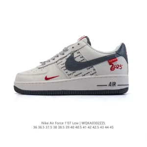 Nike Air Force 1 2025 Low Snake Year Limited Edition White Sneakers