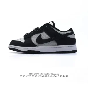 Nike SB Dunk Low DD1391-111 White Leather Skateboarding Shoes