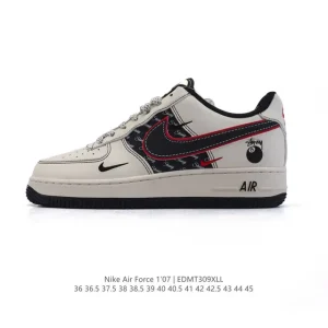 Nike Air Force 1 Low 07 Men's White Leather Casual Sneakers