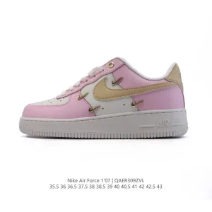 Nike Air Force 1 '07 Low 2025 New Year Edition White Leather Sneakers