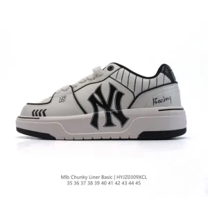MLB Chunky Liner Basic Hand-Drawn Chunky Sole Sneakers