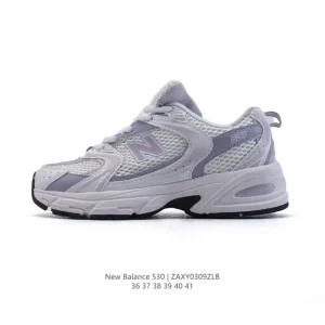 New Balance 530 Vintage Running Shoes for Women White Grey