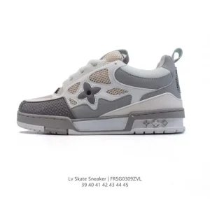 Louis Vuitton Men's Shiny Diamond Skate Sneaker 2025 New Release