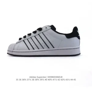 Adidas Superstar 82 Classic Shell Toe Leather Sneakers for Men and Women