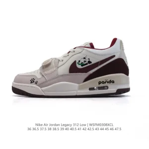 Jordan Legacy 312 Low Men's Basketball Shoes Black White