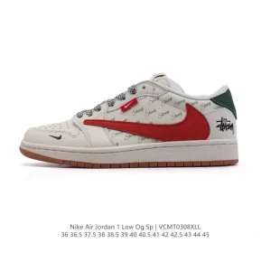 Jordan Air 1 Low OG SP Military Blue Reverse Swoosh Sneakers