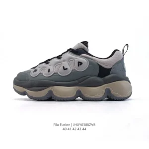 Fila Fusion Chunky Sole Men's Sneakers - Classic White Streetwear