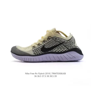 Nike Free RN Flyknit 2018 Lightweight Running Shoes for Men and Women