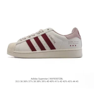 Adidas Superstar Classic Shell Toe Leather Sneakers for Men and Women
