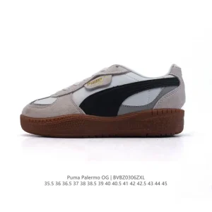Puma Palermo OG Army Trainer Low-Top Sneakers for Men and Women