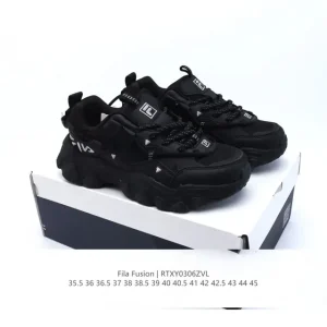 Fila Fusion Unisex Chunky Dad Shoes Thick Sole Sneakers